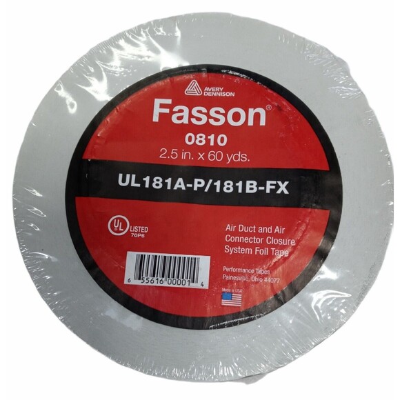 Avery Dennison™ FASSON® 0810 Aluminum Foil Tape - Picture 1 of 5